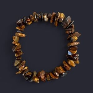 Tiger’s Eye Crystal Bead Bracelet